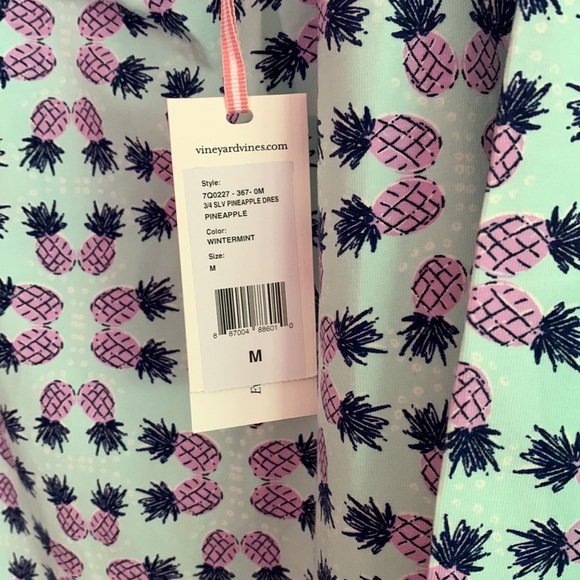 NEW Vineyard Vine Pineapple Dress - Picture 2 of 2